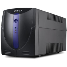 ІБП Vinga LED 1200VA пластиковий корпус з USB (VPE-1200PU)