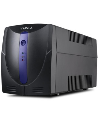 ІБП Vinga LED 1200VA пластиковий корпус з USB (VPE-1200PU)