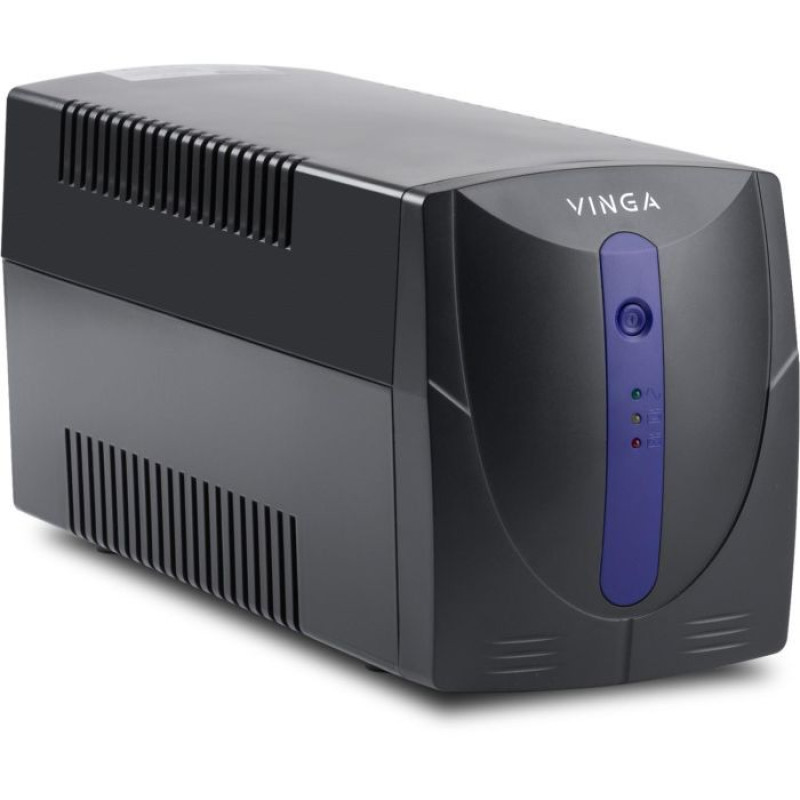 ІБП Vinga LED 1200VA пластиковий корпус з USB (VPE-1200PU)