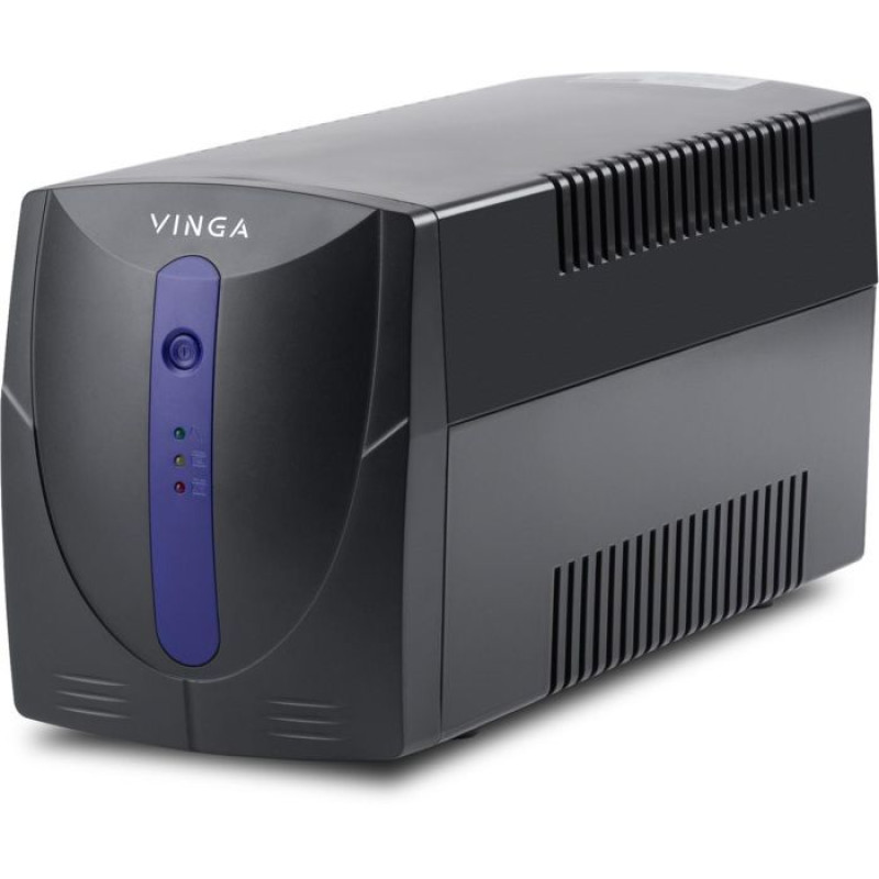 ІБП Vinga LED 1200VA пластиковий корпус з USB (VPE-1200PU)