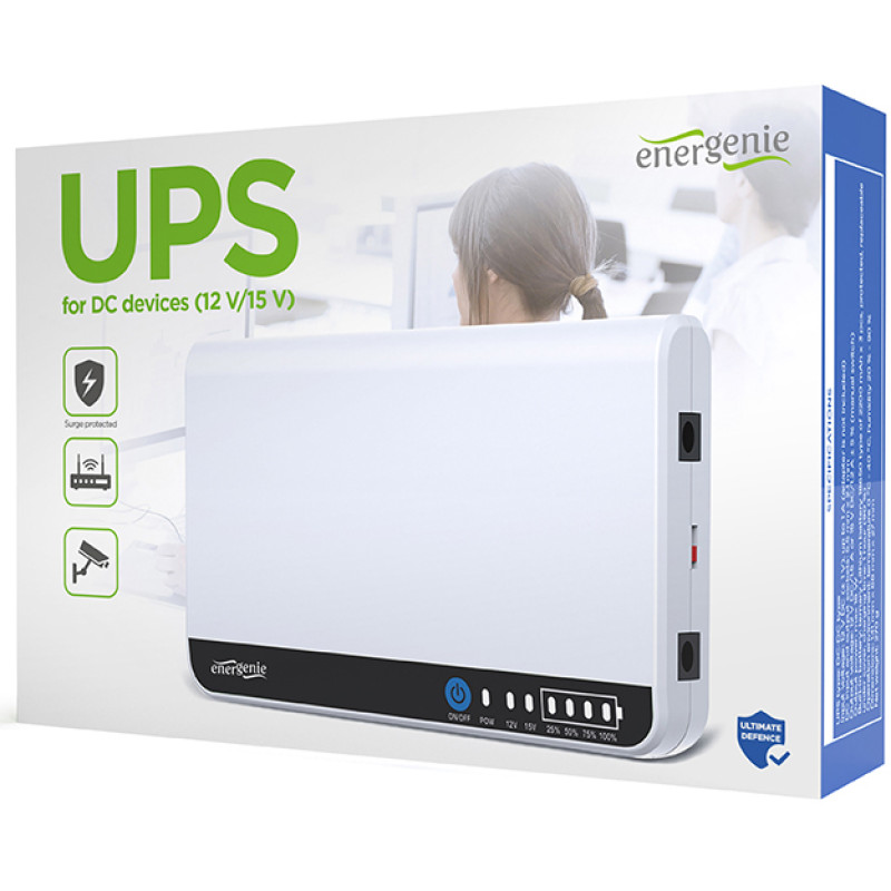 ИБП EnerGenie EG-UPS-DC18, 12V/15V (EG-UPS-DC18)