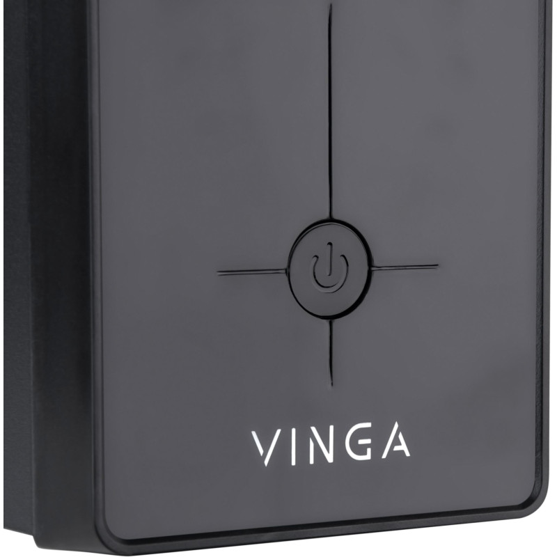 Джерело безперебійного живлення Vinga LCD 1200VA metal case (VPC-1200M)