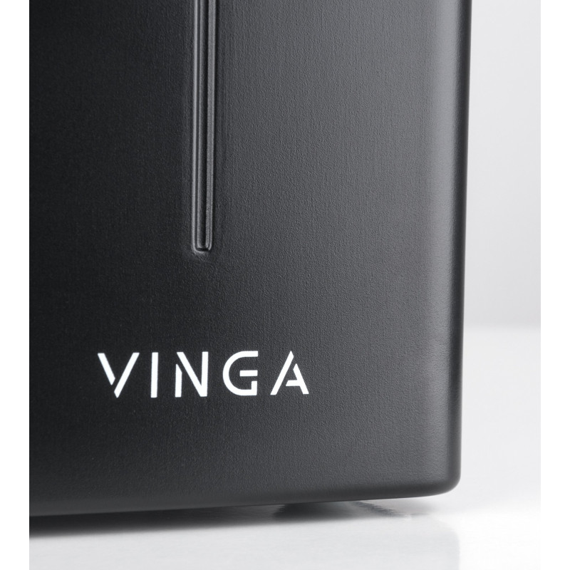 Джерело безперебійного живлення Vinga LED 2000VA metall case (VPE-2000M)