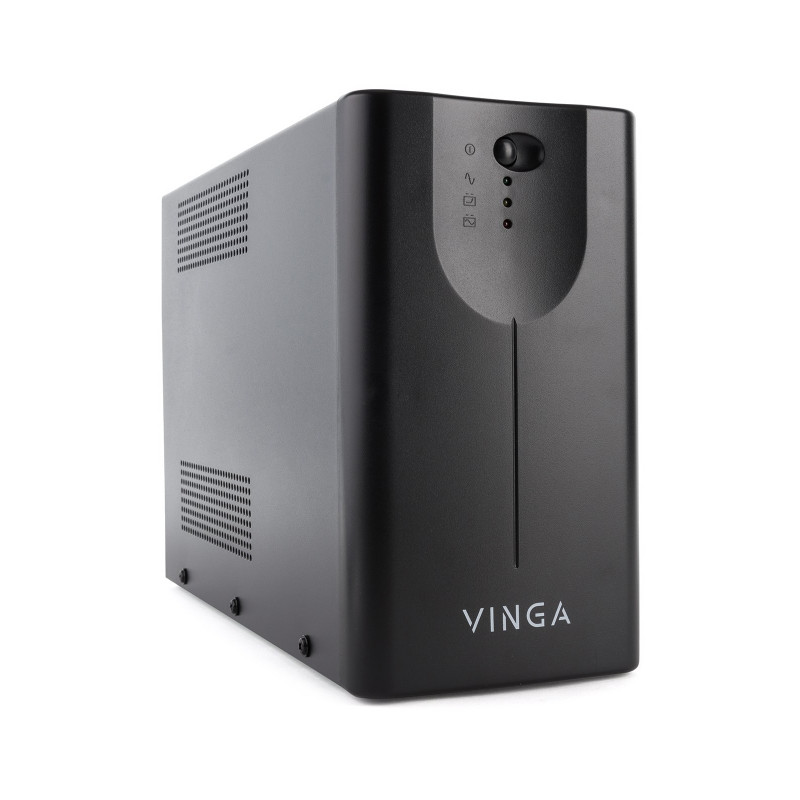 Джерело безперебійного живлення Vinga LED 2000VA metall case (VPE-2000M)