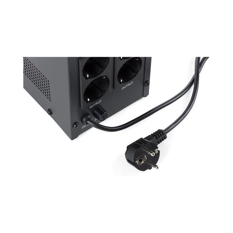 Джерело безперебійного живлення Vinga LED 2000VA metall case (VPE-2000M)