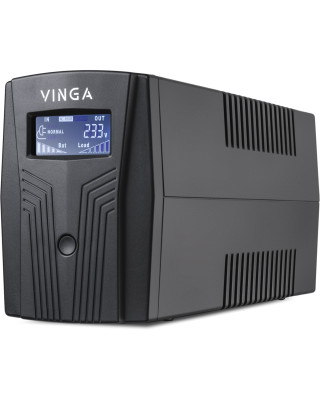 Джерело безперебійного живлення Vinga LCD 1500VA plastic case (VPC-1500P)