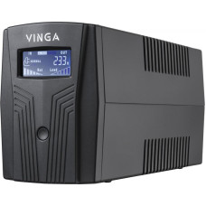 ІБП Vinga LCD 800VA пластмасовий корпус з USB (VPC-800PU)