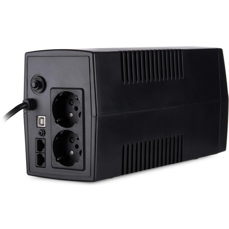 ІБП Vinga LCD 800VA пластмасовий корпус з USB (VPC-800PU)