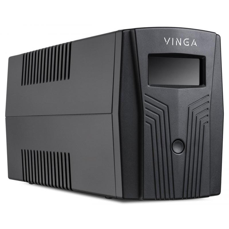 ІБП Vinga LCD 800VA пластмасовий корпус з USB (VPC-800PU)