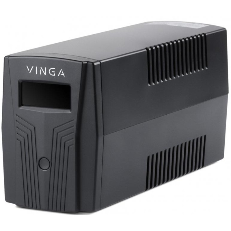 ІБП Vinga LCD 800VA пластмасовий корпус з USB (VPC-800PU)