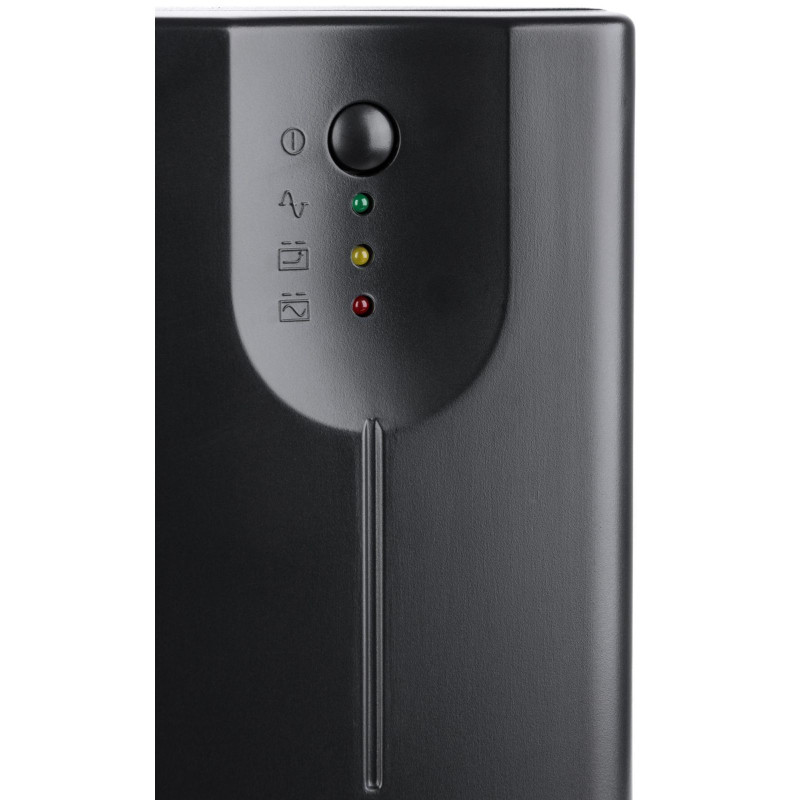 ІБП Vinga LED 800VA металевий корпус з USB (VPE-800MU)