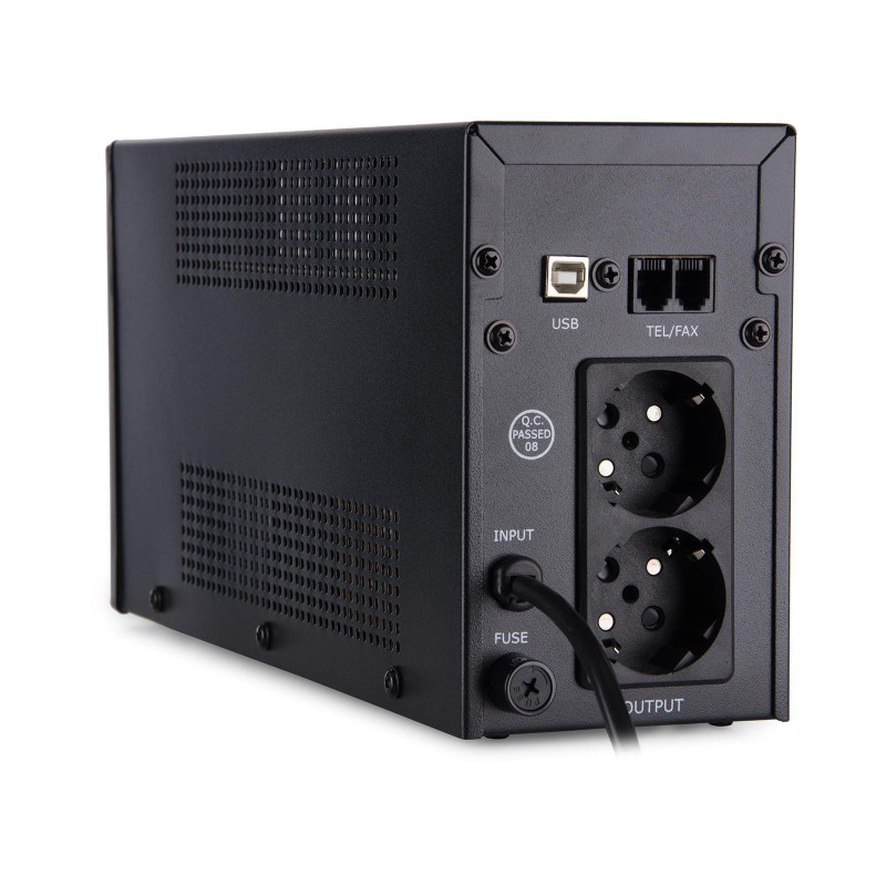 ІБП Vinga LED 800VA металевий корпус з USB (VPE-800MU)