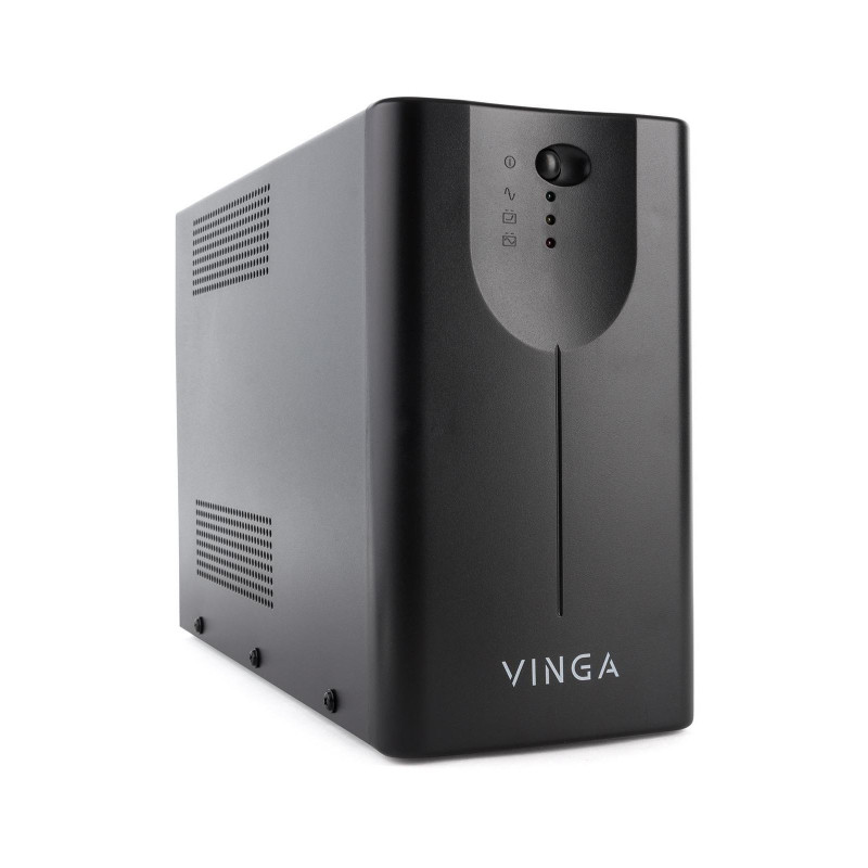 ІБП Vinga LED 800VA металевий корпус з USB (VPE-800MU)
