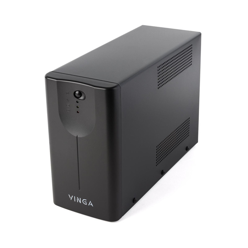 ІБП Vinga LED 800VA металевий корпус з USB (VPE-800MU)