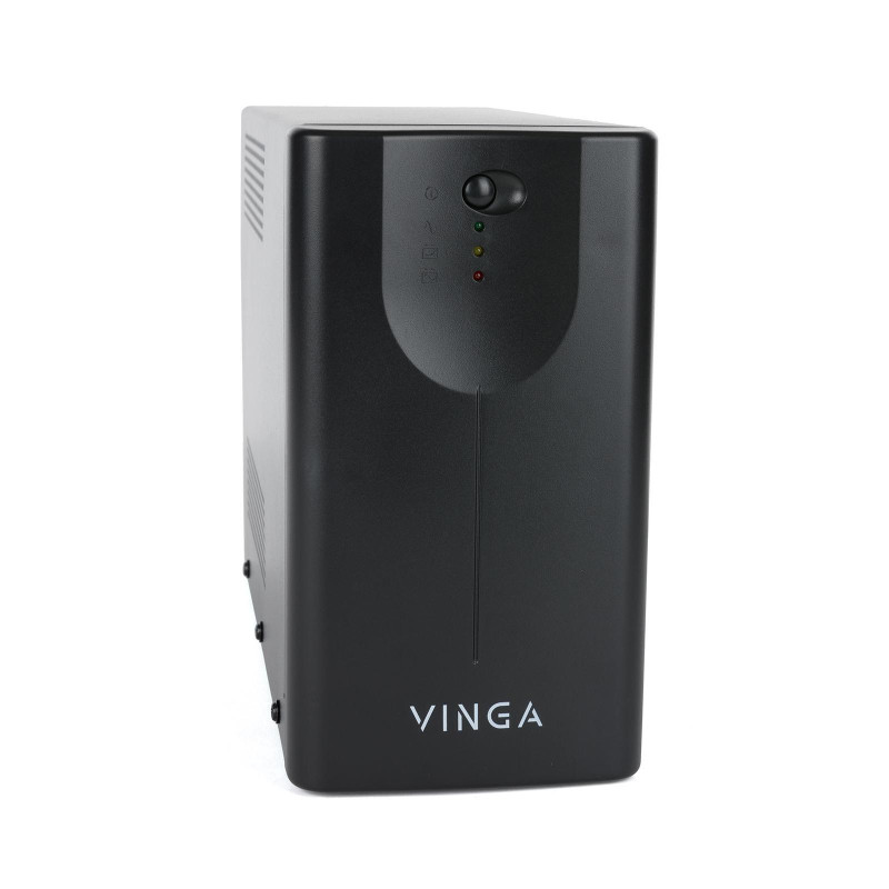 ІБП Vinga LED 800VA металевий корпус з USB (VPE-800MU)