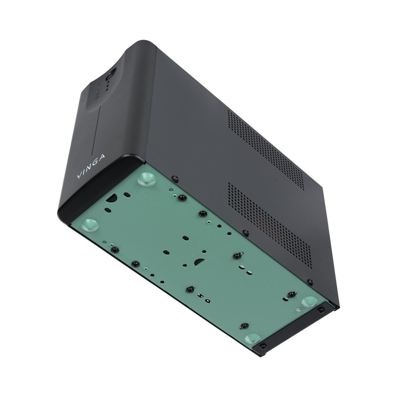 ІБП Vinga LED 800VA металевий корпус з USB (VPE-800MU)