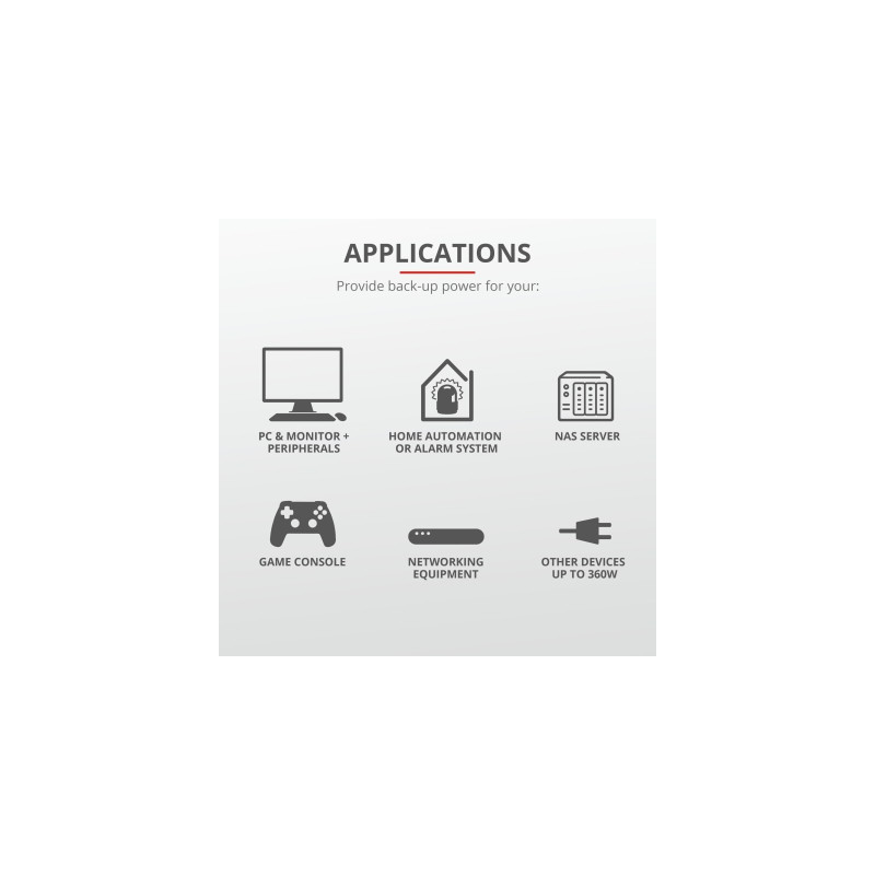 Джерело безперебійного живлення Trust Maxxon 800VA UPS (23326_TRUST)