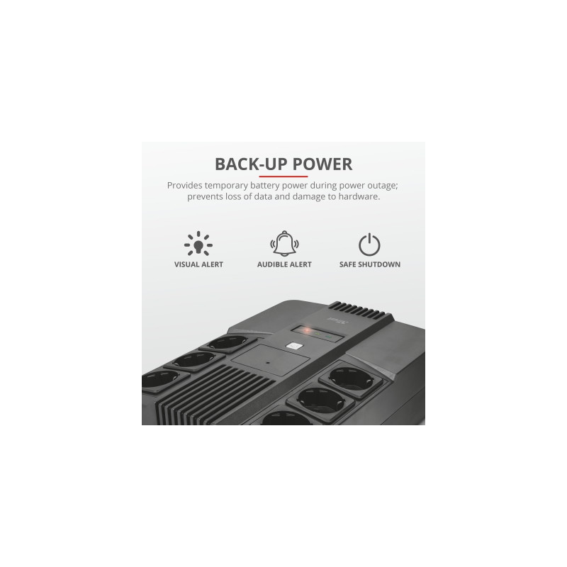 Джерело безперебійного живлення Trust Maxxon 800VA UPS (23326_TRUST)