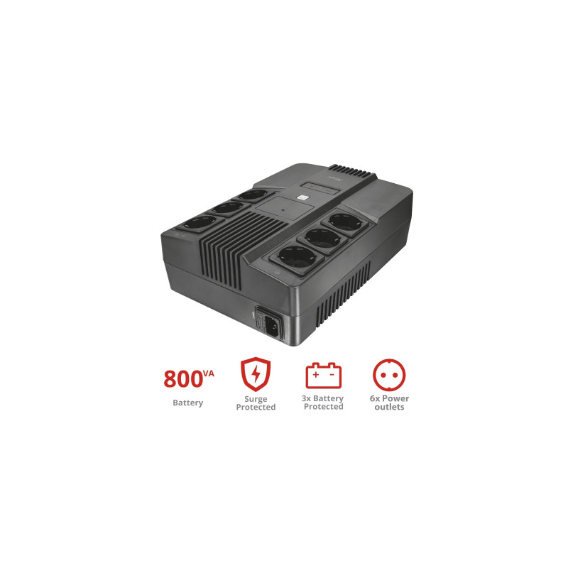 Джерело безперебійного живлення Trust Maxxon 800VA UPS (23326_TRUST)