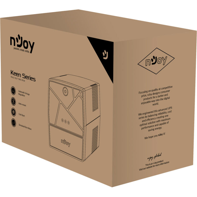 ИБП NJOY Keen 2000 (UPLI-LI200KE-CG01B)