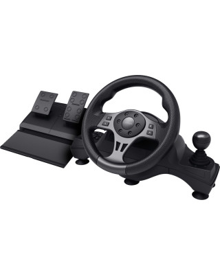 Кермо та педалі Trust GXT 289 Movi, PC/PS4/PS3/Xbox/Nintendo Switch (25122)