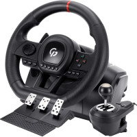 Кермо та педалі GamePro RW038PM з коробкою передач PC/XBOX/SWITCH/PS3/PS4