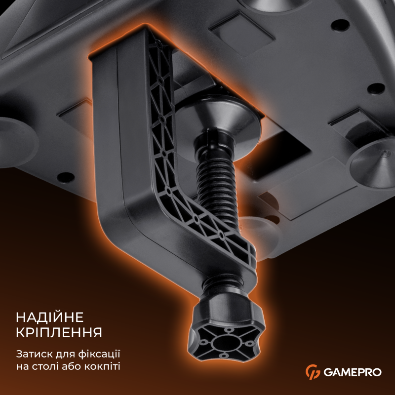 Кермо та педалі GamePro RW038PM з коробкою передач PC/XBOX/SWITCH/PS3/PS4