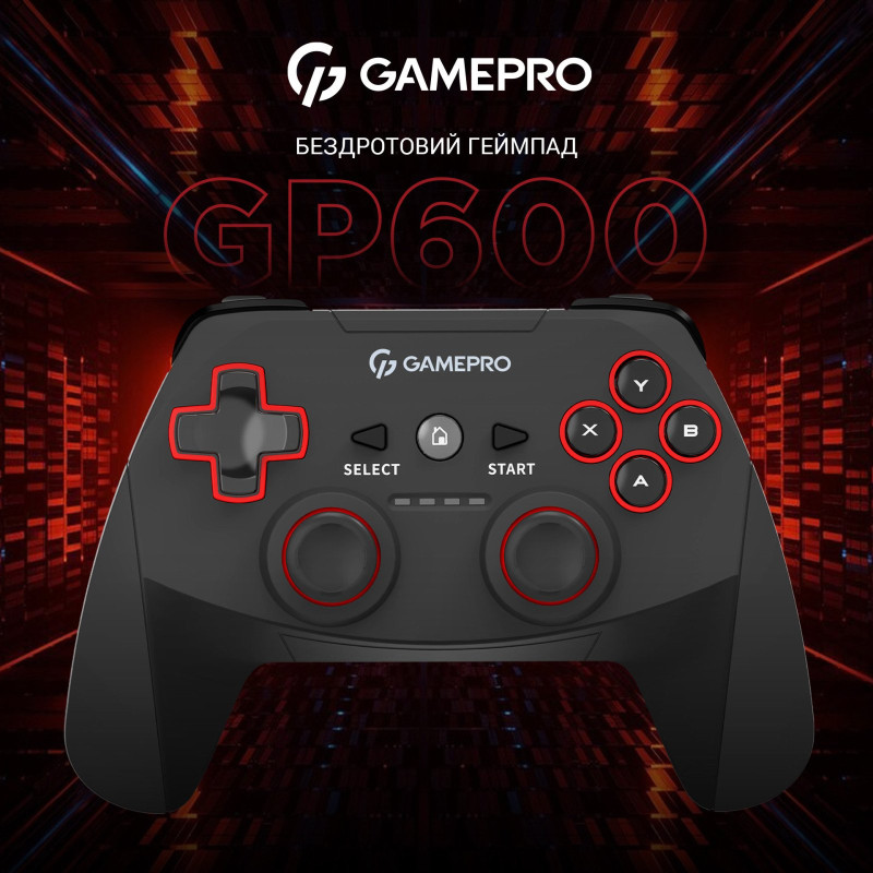 Геймпад GamePro GP600 PC/PS3 Wireless Black (GP600)