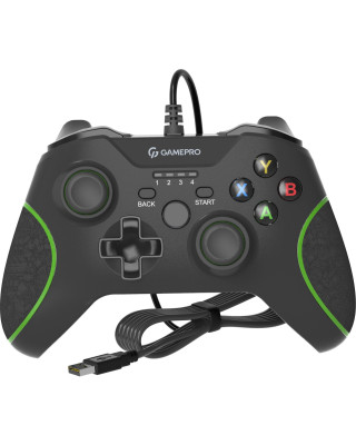Геймпад GamePro MG450B PC/PS3/Android Black-Green (MG450B)