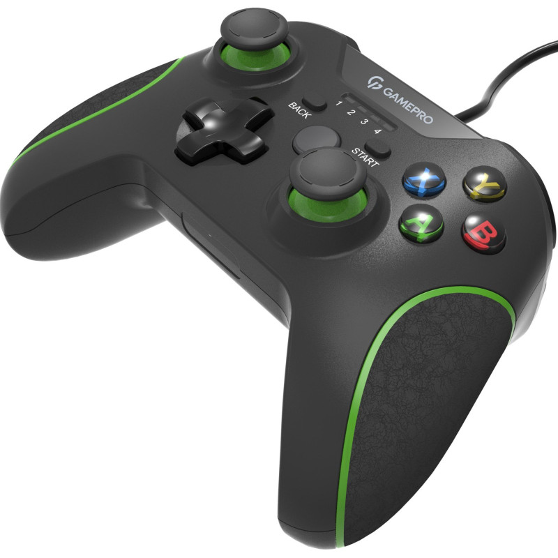 Геймпад GamePro MG450B PC/PS3/Android Black-Green (MG450B)