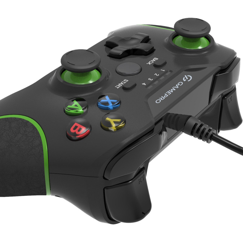 Геймпад GamePro MG450B PC/PS3/Android Black-Green (MG450B)