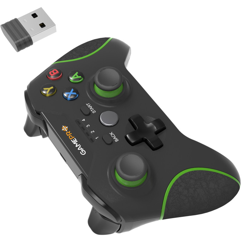 Геймпад GamePro MG650B PS3/Android Wireless Black/Green (MG650B)