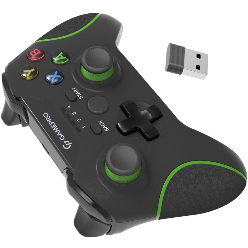 Геймпад GamePro MG650B PS3/Android Wireless Black/Green (MG650B)