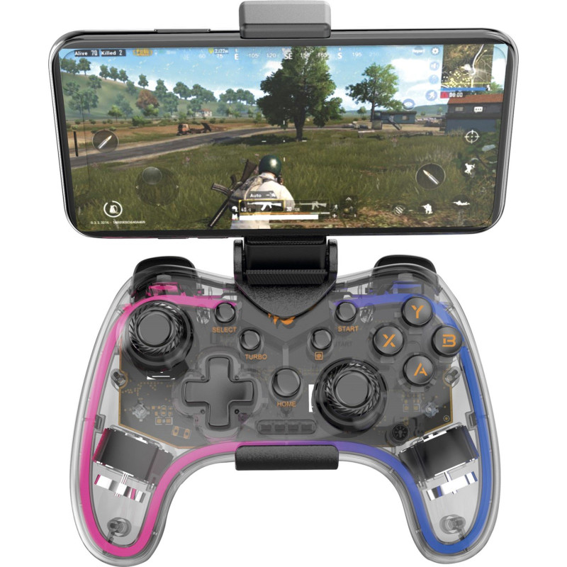 Геймпад Havit HV-G180BT RGB Transparent (HV-G180BT)