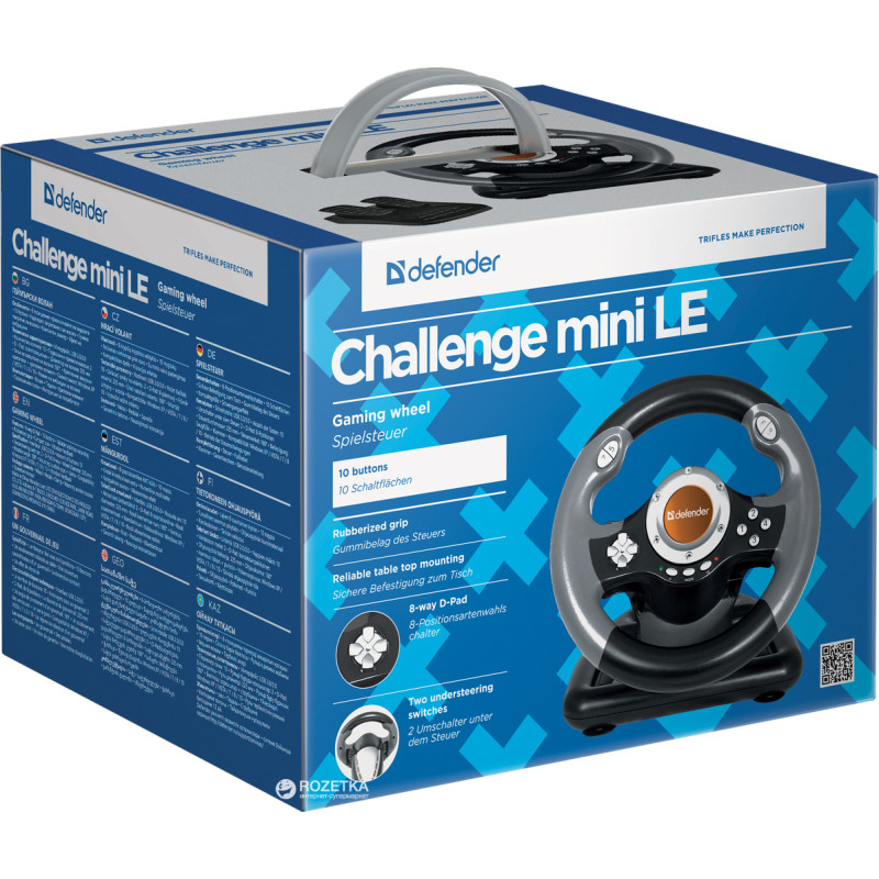 Руль Defender Challenge Mini LE (64351) Black USB