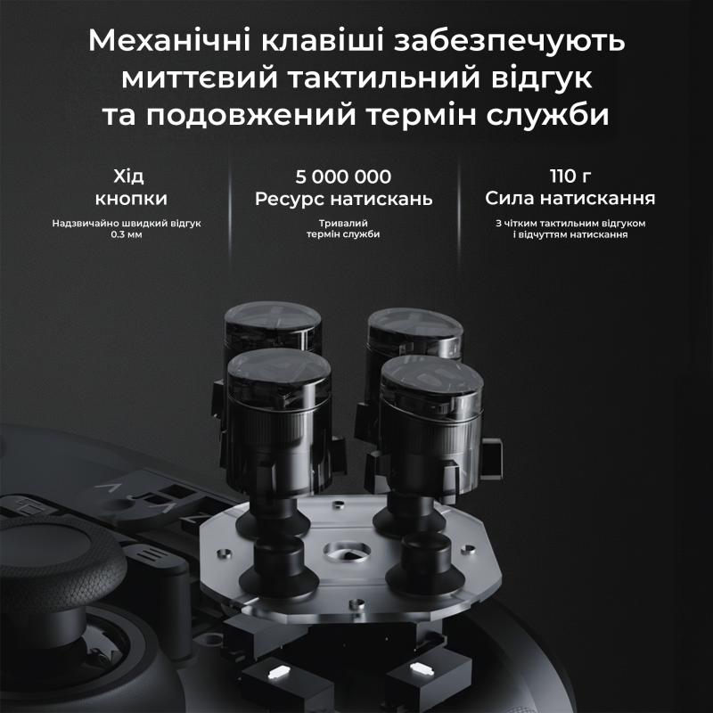 Геймпад Ajazz GP100S RGB Black