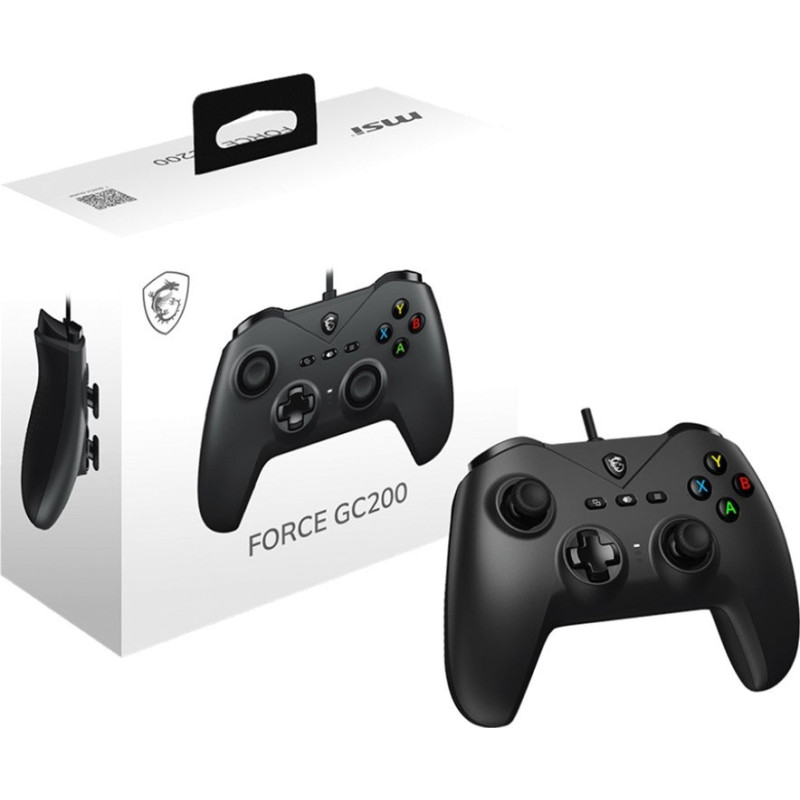 Геймпад MSI FORCE GC200 WIRED BLACK