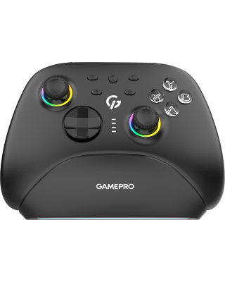 Бездротовий геймпад GamePro із зарядною станцією GPX13BDOC Black
