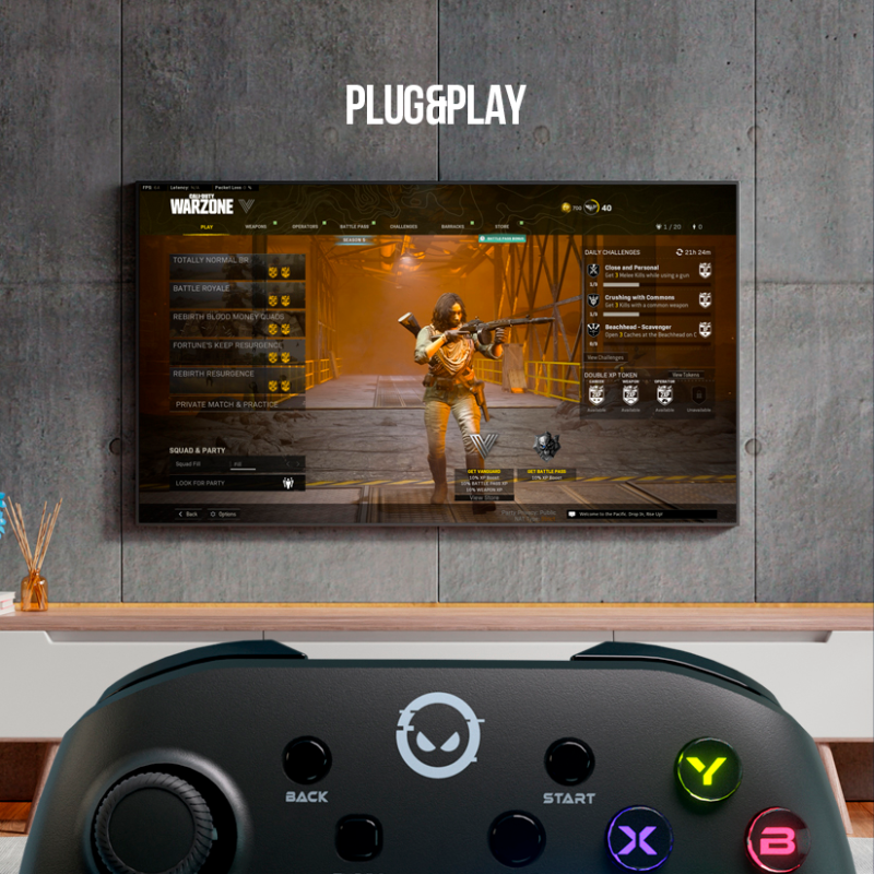 Gamepad Finder TRIX-510 PC iOS13 Android PS3 Bluetooth Black (LRG-GP510)