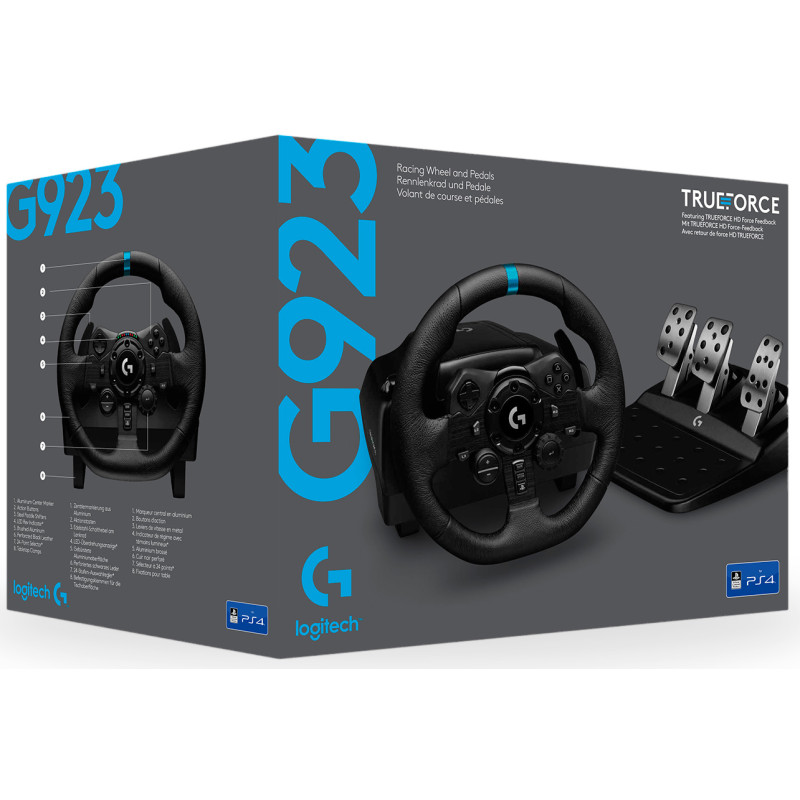 Дротове кермо Logitech G923 Racing Wheel and Pedals for PS4 and PC (941-000149)