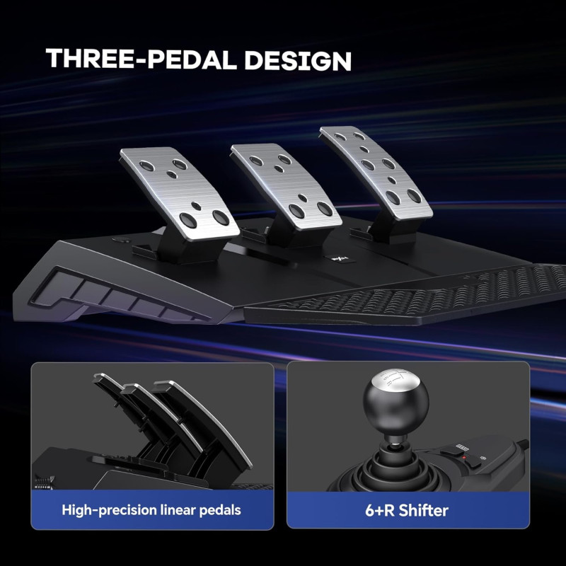 Кермо з педалями та коробкою передач PXN V9 GEN2 Bundle for PS4/XBOX/ (PXN-V9GEN2)