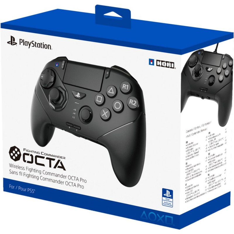 Геймпад HORI PS5 Wireless Fighting Commander Octa Pro для ПК та Playstation 5 (ACC-1205)