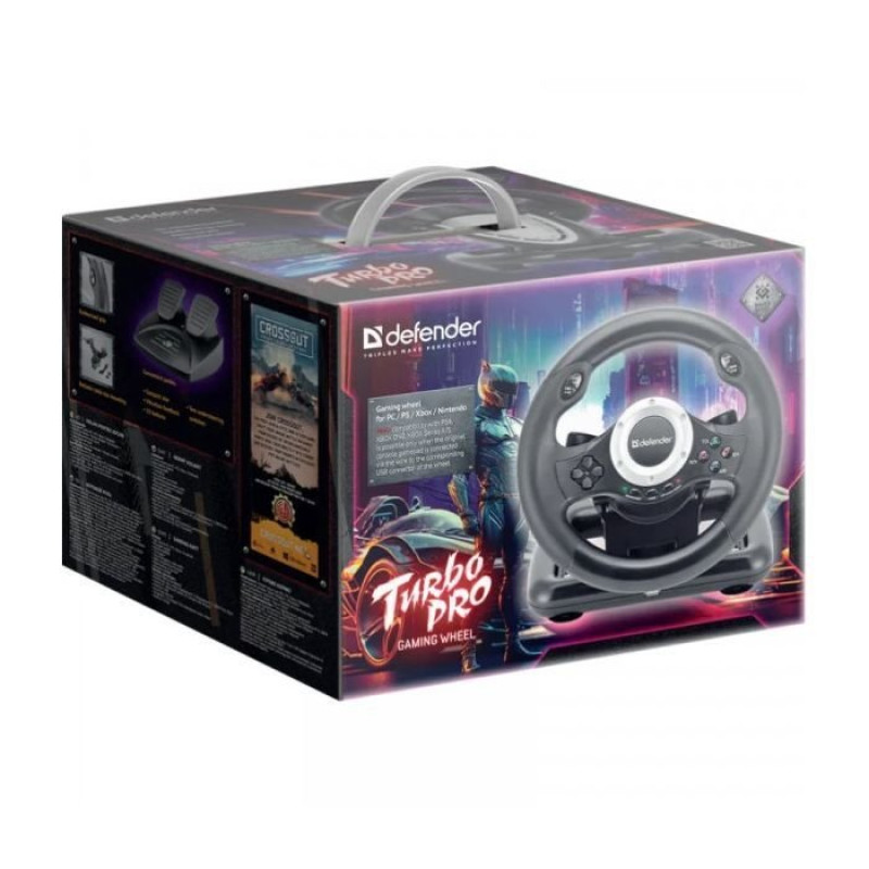 Кермо Defender Turbo Pro для PC/PS3/PS4/Xbox (64291)