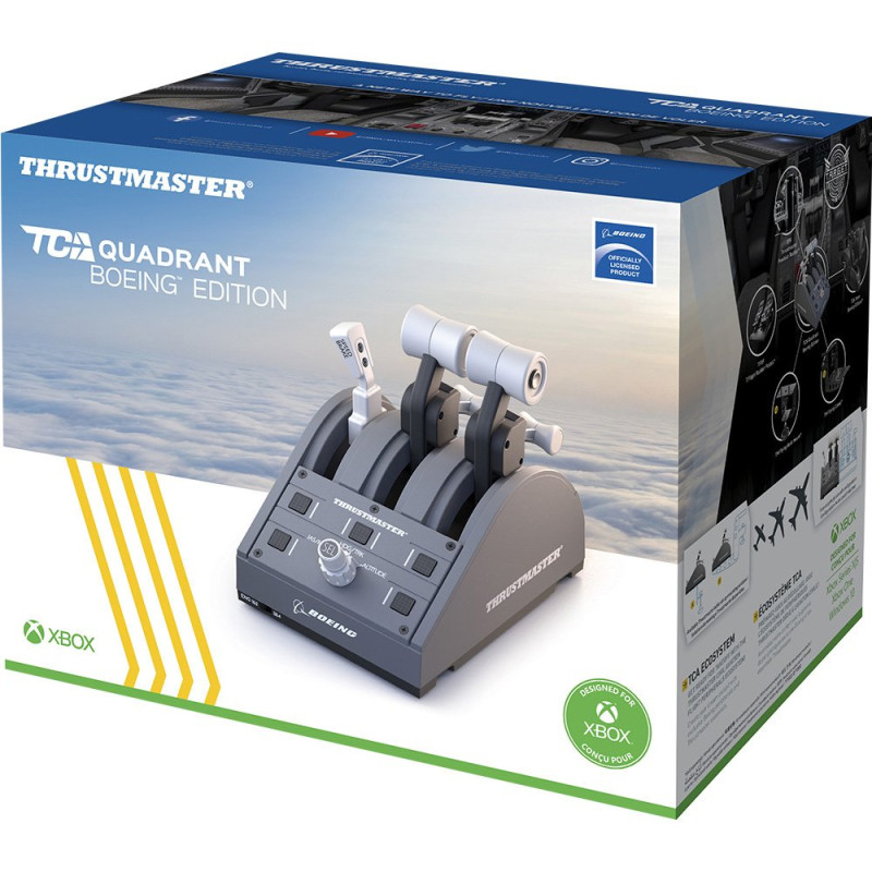 Важіль керування двигуном Thrustmaster TCA Quadrant Boeing Edition (4060219)