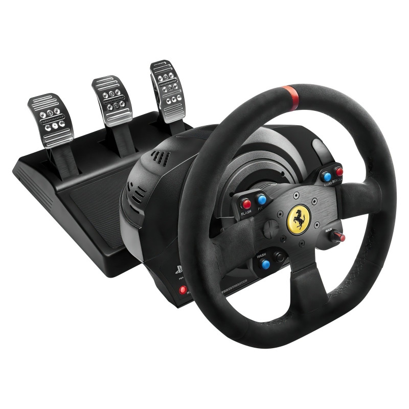 Кермо та педалі Thrustmaster для PC/PS3/PS4/PS5 T300 Ferrari Integral RW Alcantara edition (4160652)