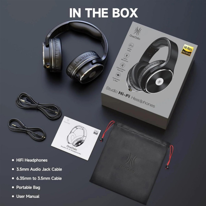 Навушники OneOdio Studio Hifi Black