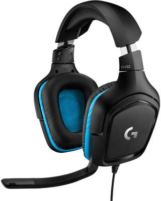 Наушники Logitech G432 7.1 Surround Sound Wired Gaming Headset (981-000770)