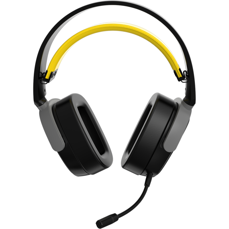 Навушники Ajazz AHM09 MAX Black Gray Yellow (AHM09-MAX-BGY)