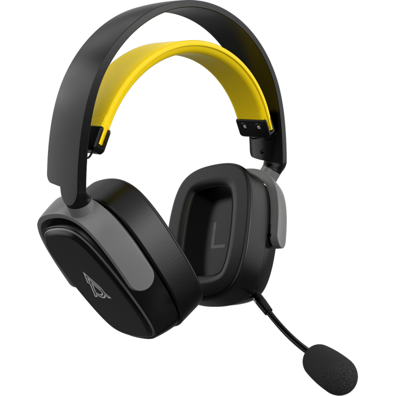 Навушники Ajazz AHM09 MAX Black Gray Yellow (AHM09-MAX-BGY)