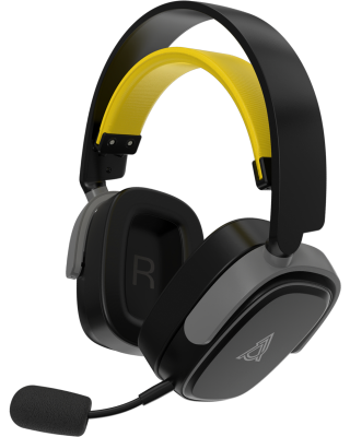 Навушники Ajazz AHM09 MAX Black Gray Yellow (AHM09-MAX-BGY)